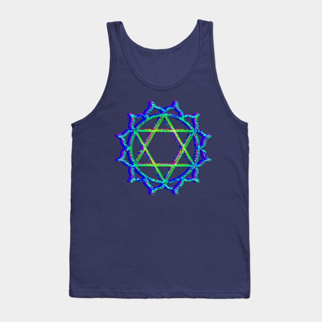 Anahata Chakra Tank Top by indusdreaming